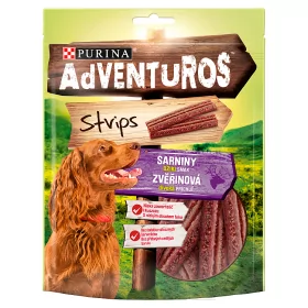 PURINA Purina Adventuros strips o smaku sarniny 90g x 2 - Przysmaki dla psów - miniaturka - grafika 1