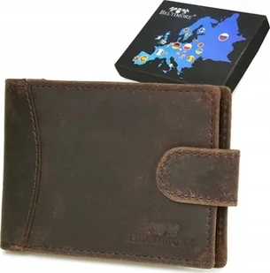 Beltimore Etui skórzane na dokumenty karty wizytownik RFiD ciemny brąz C85 - Portfele - miniaturka - grafika 1