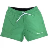 Spodenki damskie - Champion Szorty plażowe chłopięce z małym logo -Ac kąpielówki, Jasnozielony, 3-4 lat - miniaturka - grafika 1