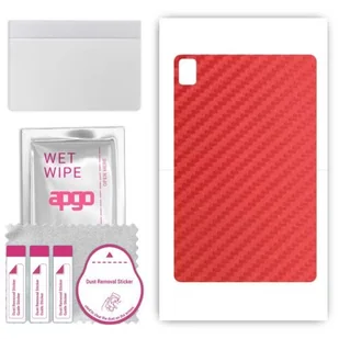 folia naklejka skórka strukturalna na TYŁ do Blackview Tab 16 - Carbon Czerwony - apgo SKINS - Akcesoria do tabletów i e-booków folia naklejka skórka strukturalna na TYŁ do Blackview Tab 16 - Carbon Czerwony - apgo SKINS - Akcesoria do tabletów i e-booków - miniaturka - grafika 1