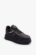Sneakersy damskie - Damskie Buty Sportowe Sneakersy Big Star MM274232 Czarne-39 - miniaturka - grafika 1