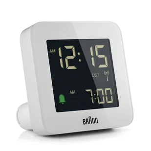 Braun BC09-DCF Cyfrowy budzik Biały - Zegary - miniaturka - grafika 1
