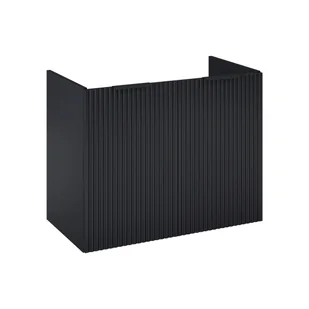 Szafka pod umywalkę Nabel 2-drzwiowa 80x45.2x63.5 cm czarny mat Roca - Szafki łazienkowe - miniaturka - grafika 1