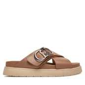 Buty dla dziewczynek - Klapki Liu Jo 4A5707 P0102 Brązowy - miniaturka - grafika 1