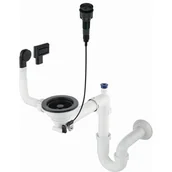 Syfony - Syfon do zlewozmywaków DEANTE Space Saver ZXY N982 Nero - miniaturka - grafika 1