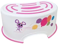 Wyposażenie pokoiku dziecięcego - ARTGOS - Podest antypoślizgowy - Podnóżek - Stopień - BABY MYSZKA - miniaturka - grafika 1