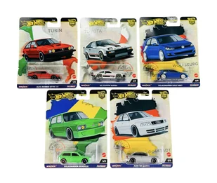 HOT WHEELS PREMIUM WORLD TOUR ZESTAW 5szt FPY86 - Samochody i pojazdy dla dzieci - miniaturka - grafika 1