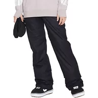 Spodnie damskie - Volcom Damskie spodnie Frochickie Ins Pant, czarne, L, czarny, L - miniaturka - grafika 1