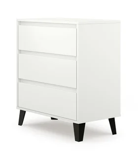 Komoda Berg 3S Biała - Inne meble do salonu - miniaturka - grafika 1