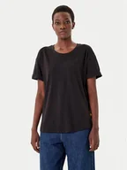 Koszulki i topy damskie - G-Star Raw T-Shirt Rolled Up D24524-4107 Czarny Loose Fit - miniaturka - grafika 1