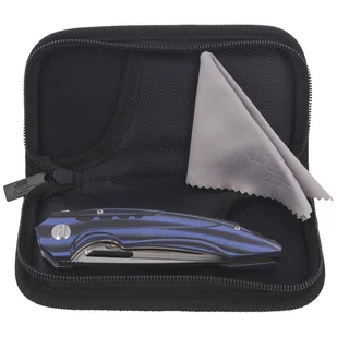 Nóż składany Bestech Ornetta Carbon Fiber / Blue G10, Stonewash / Satin N690 by Kombou (BL02A) - Noże - miniaturka - grafika 8