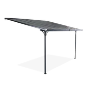 Altany ogrodowe - Zadaszenie tarasowe ATLANTA 4,4x3m Cold Grey - miniaturka - grafika 1