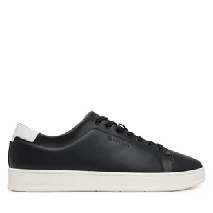 Sneakersy Calvin Klein Pure Low Laceup Cupsole Hf Lth HM0HM01859 Czarny - Sneakersy męskie - miniaturka - grafika 1