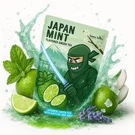 Herbata - Japan Mint 50 g - herbata zielona japońska Shizuoka matcha mięta lawenda - miniaturka - grafika 1