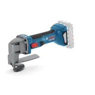Nożyce i noże - Bosch GSC 18V-16 E akumulatorowe skokowe nożyce do blachy 1,6 mm 18V bez akumulatorów i ładowarki w kartonie 0601926300 - miniaturka - grafika 1