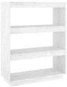 Półki do salonu - Biały sosnowy regał z 3 półkami N9-Z78 - miniaturka - grafika 1