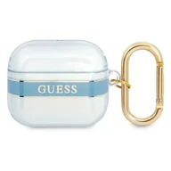 Akcesoria do słuchawek - Guess GUA3HHTSB AirPods 3 cover niebieski/blue Strap Collection - miniaturka - grafika 1