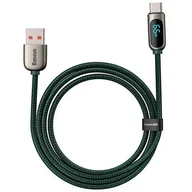 Kable USB - Baseus Kabel USB do USB-C Display 66W 1m zielony CASX020006 - miniaturka - grafika 1