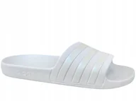 Klapki i japonki damskie - Adidas Adilette Aqua IF0894 Damskie Klapki Basenowe Plażowe Błękitne - miniaturka - grafika 1