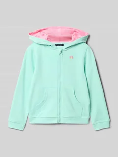 Bluza rozpinana z kapturem - Bluzy dla dziewczynek - miniaturka - grafika 1