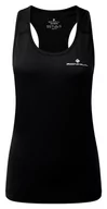 Koszulki sportowe damskie - RONHILL Koszulka biegowa damska bez rękawów CORE VEST black/bright white - miniaturka - grafika 1