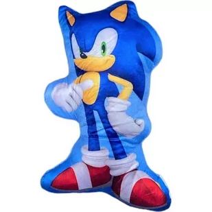Poduszka 3D dziecięca dekoracyjna Sonic 33cm - Kołdry i poduszki dla dzieci - miniaturka - grafika 1