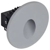 Lampy ścienne - Ideus oczko ścienne schodowe LED Azyl C 1,6W 70lm 4000K szare IP54 03904 03904 - miniaturka - grafika 1