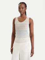 Swetry damskie - Guess Sweter W6GR08 Z0589 Beżowy Regular Fit - miniaturka - grafika 1