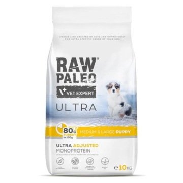 Vetexpert Raw Paleo Ultra Turkey Puppy Medium/ Large 10kg