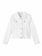 Kurtki i płaszcze dla dziewczynek - NAME IT Nkfatinna TWI Ed kurtka dziewczęca, Bright White, 122 cm - miniaturka - grafika 1