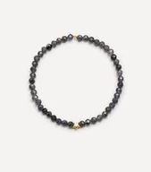 Bransoletki - Bransoletka pozłacana z kamieniami Midnight Sky - miniaturka - grafika 1