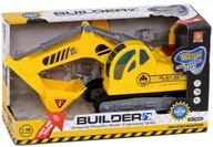 Samochody i pojazdy dla dzieci - Zabawka koparka na baterie światło dźwięk 5991 - miniaturka - grafika 1