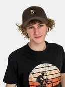 Czapki i chusty sportowe męskie - Czapka z daszkiem grafitowy - miniaturka - grafika 1