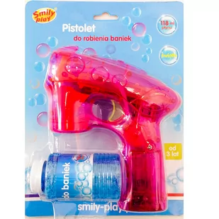 Pistolet do robienia baniek Smily Play - Bańki mydlane - miniaturka - grafika 1