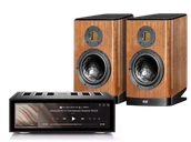 Zestawy stereo - Rose RS520 (czarny) + Vela BS404.2 (orzech) - miniaturka - grafika 1