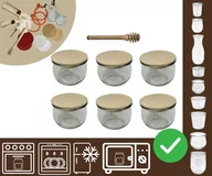 Pojemniki kuchenne - Słoiki WECK 6szt/ drewniane wieko, nabierak słoik 370ml TULIP / Wamar-Sosenka - miniaturka - grafika 1