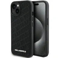 Etui i futerały do telefonów - Etui Karl Lagerfeld Quilted K Pattern na iPhone 15 - czarne - miniaturka - grafika 1