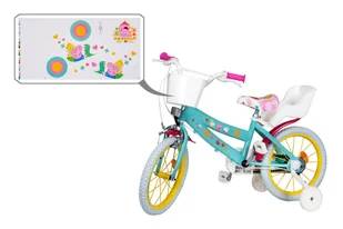 Toimsa-Rower dzieciecy 16" Swinka Peppa zielony - Rowery - miniaturka - grafika 10