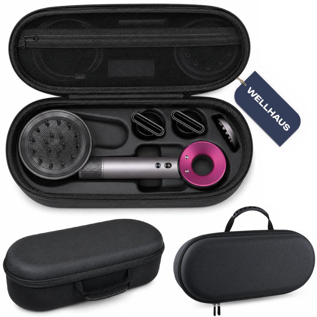 ETUI NA SUSZARKI I AKCESORIA DYSON ORGANIZER PODRÓŻNY CASE CZARNY WELLHAUS