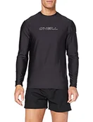 Pływanie - ONEILL wetsuits mężczyzn Basic Skins L/S TEE Rash Vest, czarny, L 4339-002-L - miniaturka - grafika 1