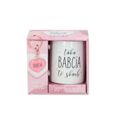 Kubki - Kubek ceramiczny z brelokiem Babcia 400 ml - miniaturka - grafika 1