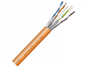 Bitner Przewód teleinformatyczny BiTLAN U/FTP 4x2x23 AWG cat 6A 500MHz LSOH TI0079 klasa Dca-s2 d0 a1 100m TI0079 - Przewody elektryczne - miniaturka - grafika 1