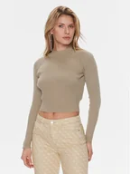 Swetry damskie - Guess Sweter Marie W4RR24 Z3C71 Beżowy Regular Fit - miniaturka - grafika 1