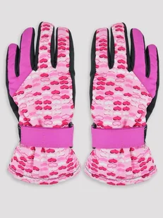 Rękawiczki narciarskie 5P dziewczęce serca 16 - Rękawice narciarskie - miniaturka - grafika 1
