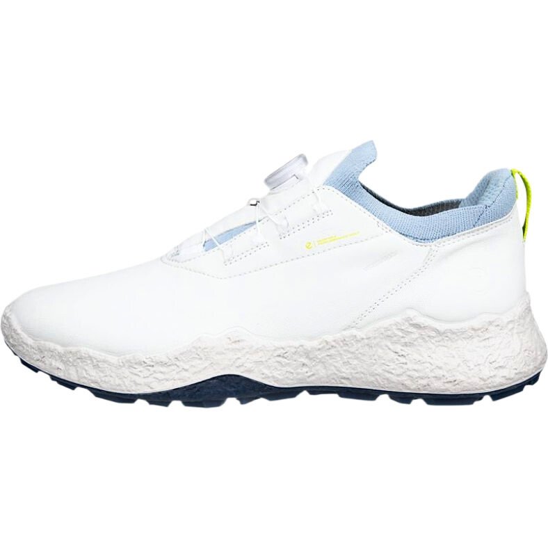 Męskie buty do golfa ecco Biom H5 BOA White/Dusty Blue EUR 43