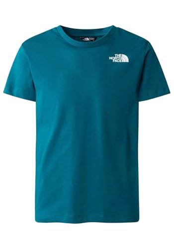 The North Face Redbox Koszulka Blue Moss/Lemon Yellow 140