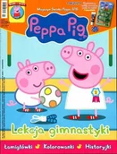 Czasopisma - Świnka Peppa magazyn 8/2018 Lekcja gimnastyki + gra wyścig rowerowy i pasta do zębów - miniaturka - grafika 1