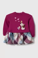 Sukienki i spódniczki dla dziewczynek - Mayoral sukienka niemowlęca kolor fioletowy mini rozkloszowana - miniaturka - grafika 1