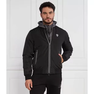EA7 Kurtka bomber | Regular Fit - Kurtki męskie - miniaturka - grafika 1