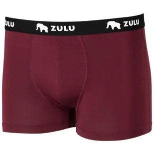 Męskie bokserki Zulu Bambus 210 Rozmiar: L / Kolor: bordowy - Majtki męskie - miniaturka - grafika 1